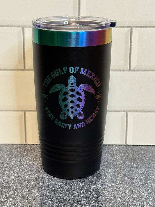 Gulf of Mexico - Turtle - 20 oz Insulated Cups - Free US Shipping!
